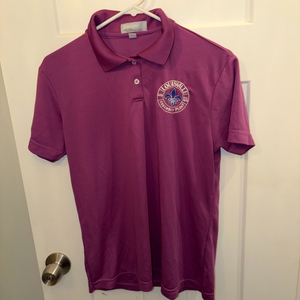 Louisville Assembly Plant Embroidered Polo - Berry